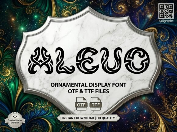 Aleuo: A Decorative Font That Elevates Editorial Design