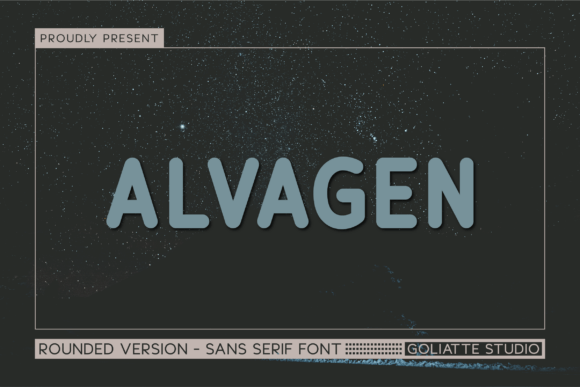 Alvagen: A Whimsical Sans Serif Font for Handmade Creations