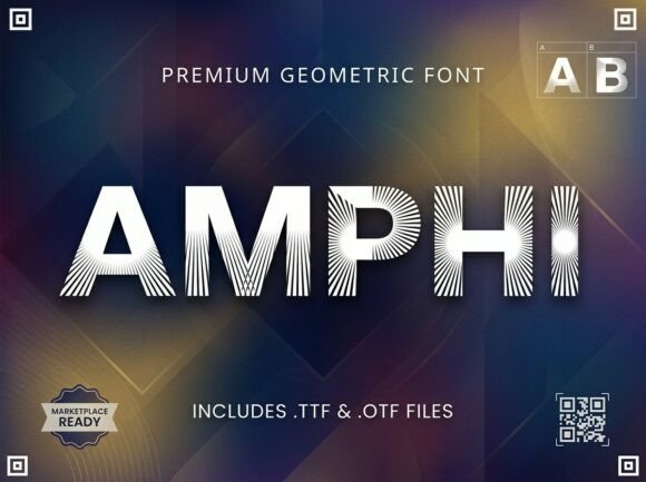 Amphi: A Decorative Font for Handmade Creations