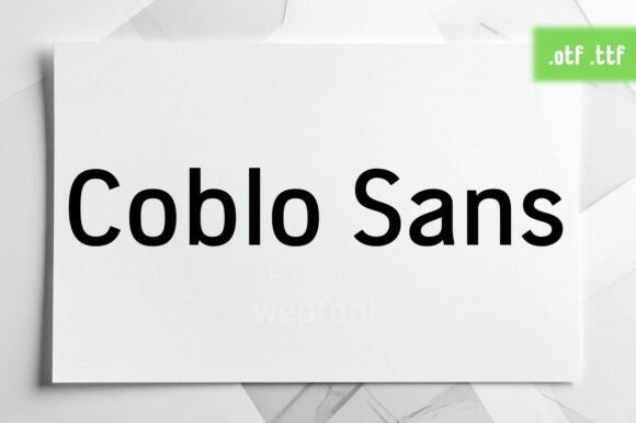 Coblo Sans: A Modern Typeface for Editorial Excellence