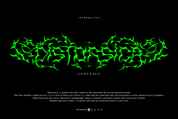 Distorsica: A Blackletter Font for Bold Design Statements