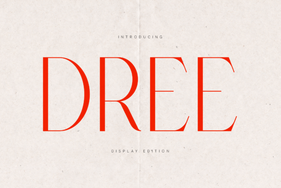 Dree: A Serif Font That Elevates Handmade Creations