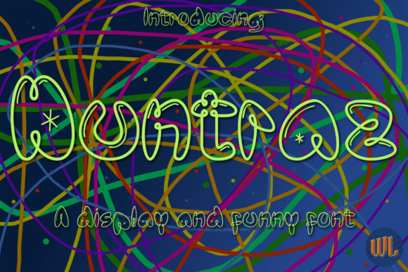 Duntraz: A Playful Font for Handmade Creations