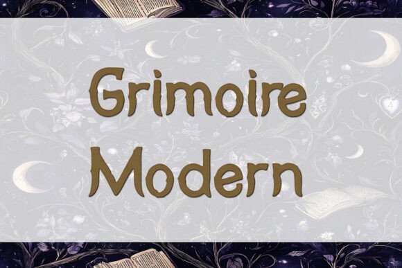 Grimoire Modern: A Serif Font for Digital Branding