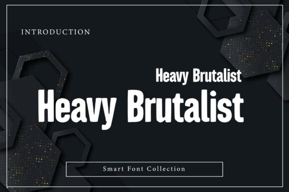 Heavy Brutalist Font for Bold Branding