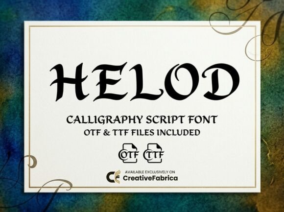 Helod: A Decorative Font for Modern Web Design
