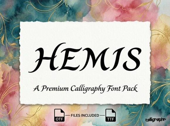 Hemis: A Decorative Font for Editorial Elegance