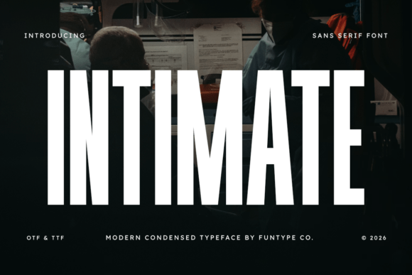 Intimate: A Bold Font for Handmade Creativity