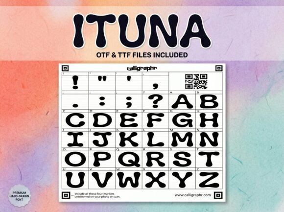 Ituna: A Decorative Font for Creative Editorial Design
