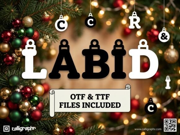 Labid: A Decorative Font for Handmade Creations