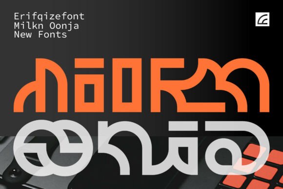 Milkn Oonja: A Modern Display Font for Editorial Design