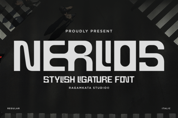 Nerlios Font – A Stylish Ligature Font for Modern Branding