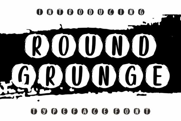 Round Grunge Font for Bold Digital Campaigns
