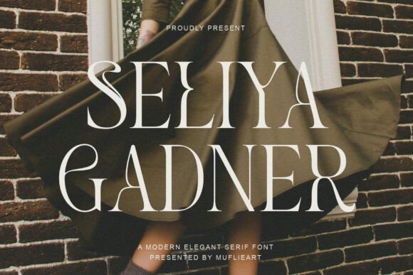 Seliya Gadner: Elevate Your Brand with a Modern Serif Font