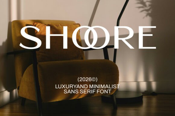 Shoore: The Modern Luxury Font for High-End Campaigns