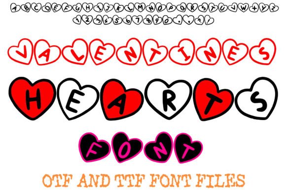 Valentines Hearts Font for a Romantic Brand Touch
