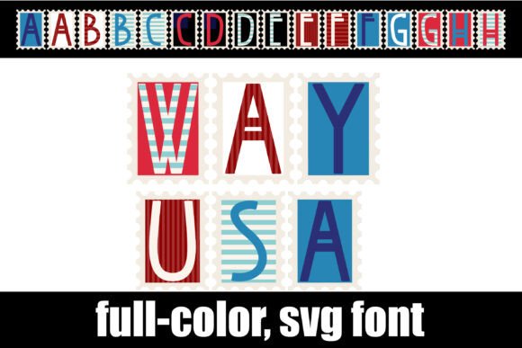 Way Usa: A Vintage-Inspired Font for Nostalgic Editorial Design