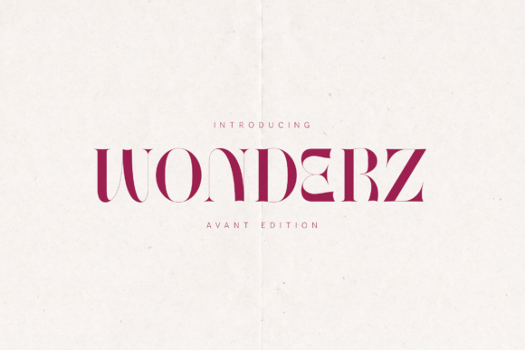 Wonderz Avant Edition: A Font That Elevates Branding